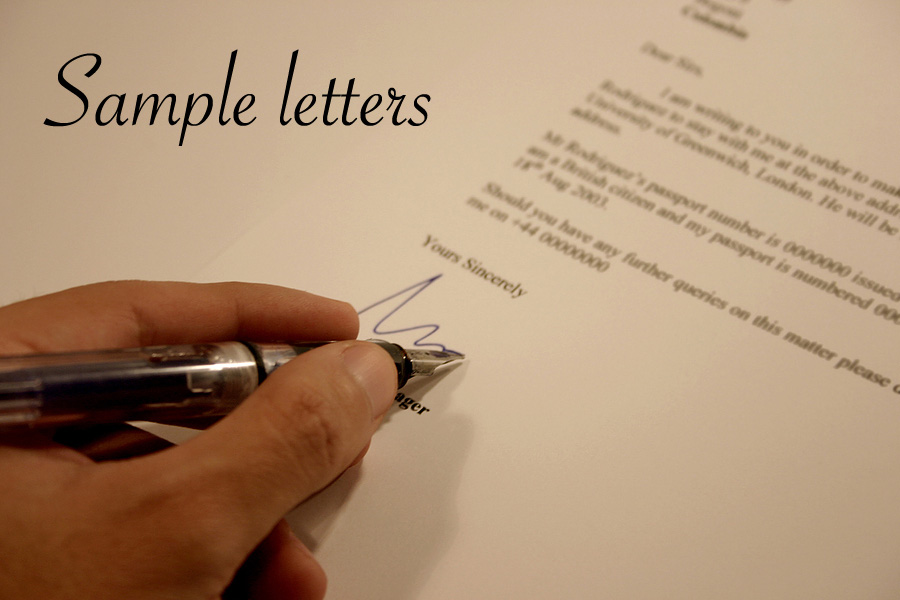 Write your letter now!